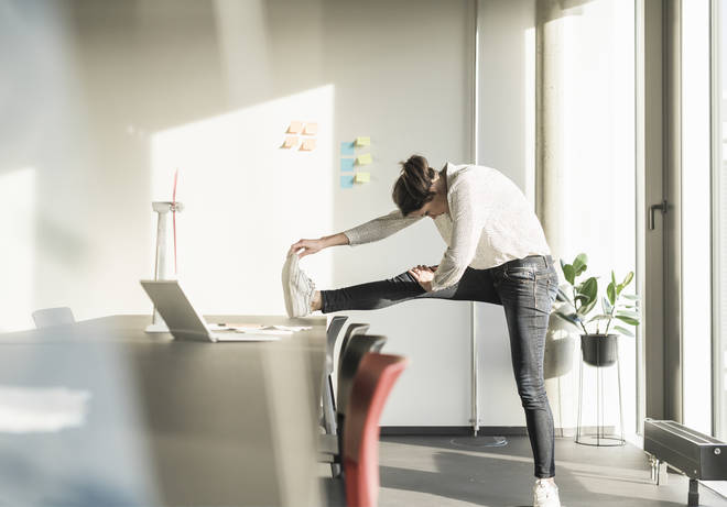 ejercicio en teletrabajo