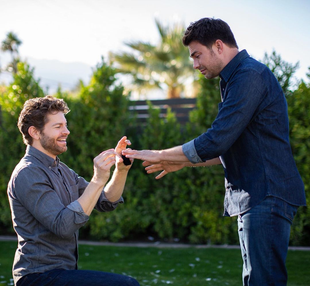 Jonathan Bennet compromiso con su novio