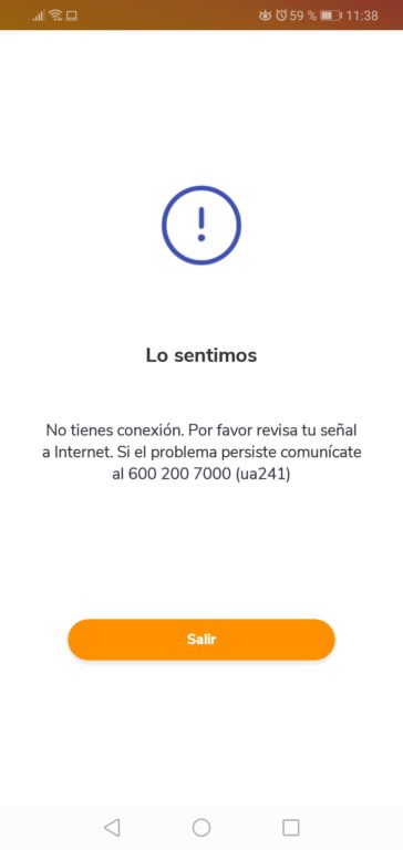 banco estado presenta problemas 