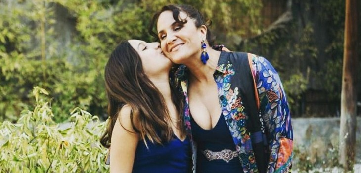 claudia pérez y su hija menor