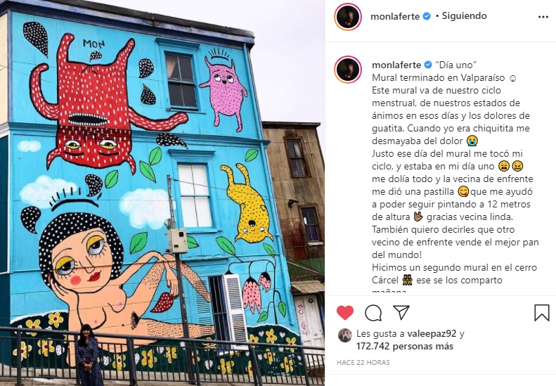 la polémica por el mural de Mon Laferte