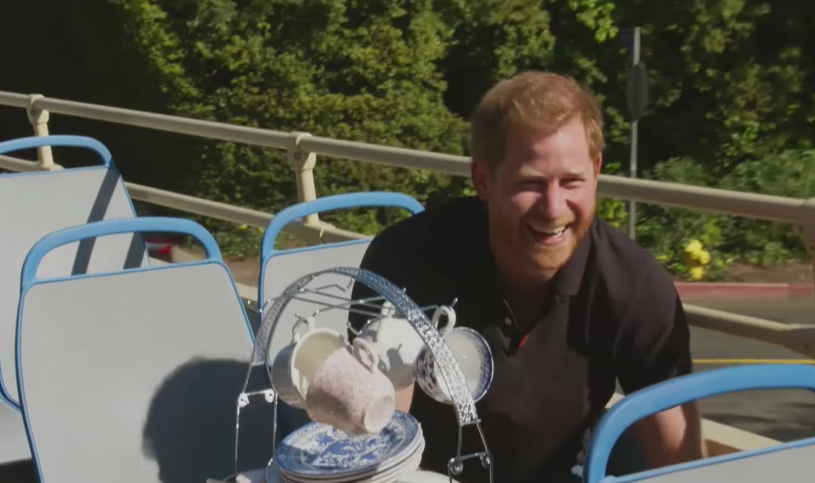 Principe Harry Con James Corden