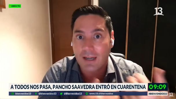 Pancho Saavedra en cuarentena preventiva tras PCR positivo de su asesora del hogar