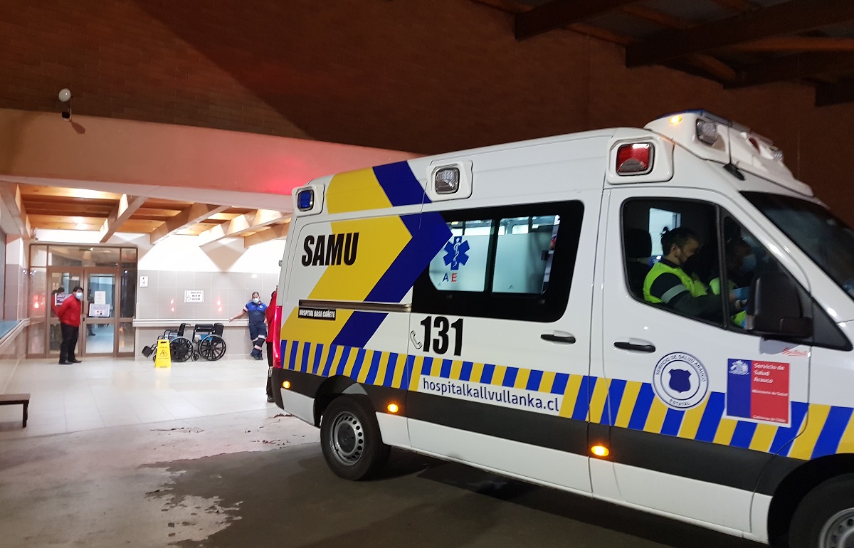 Ambulancia Equipo Tvn camarógrafo perdio ojo derecho