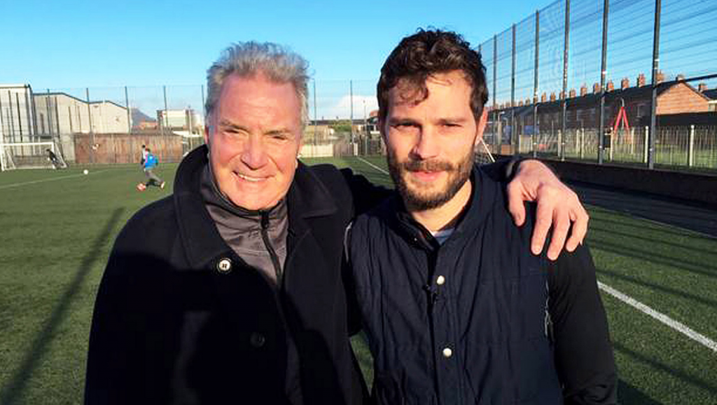 Jamie Dornan Con Su Papa