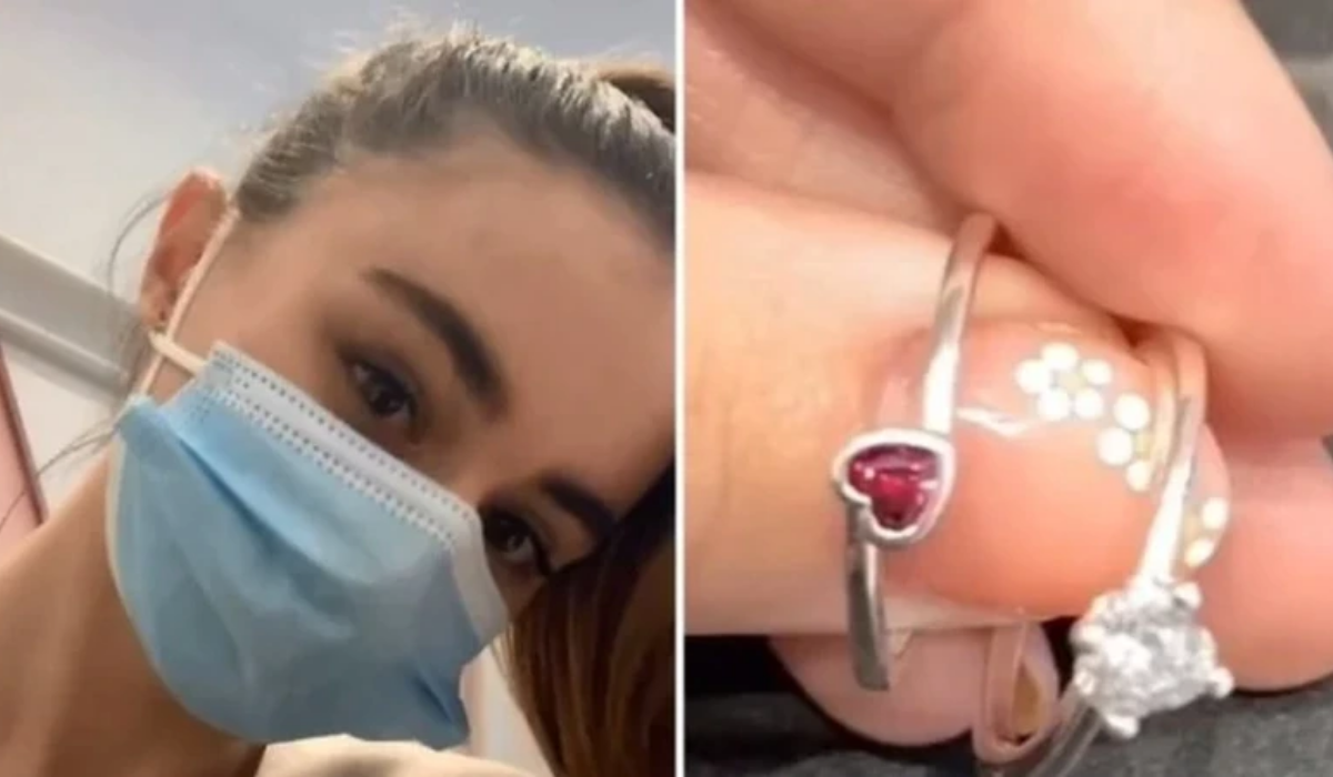 Joven delató en TikTok a hombre que compró anillos para su novia y amante