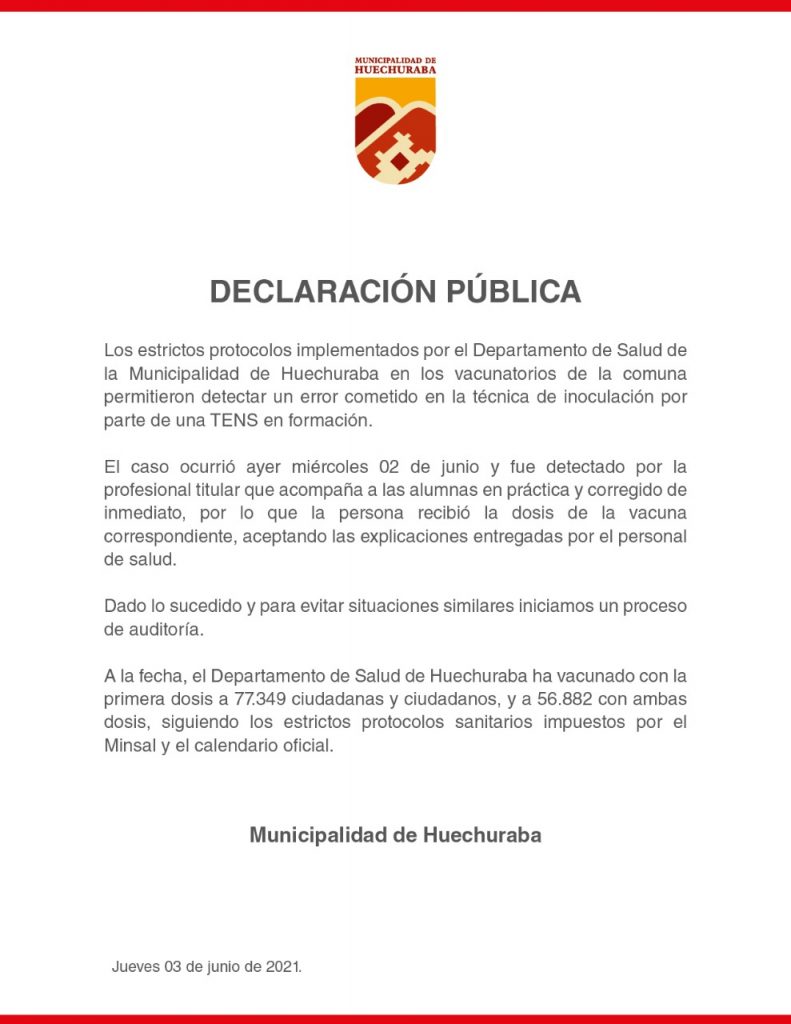 Declaración De Municipalidad