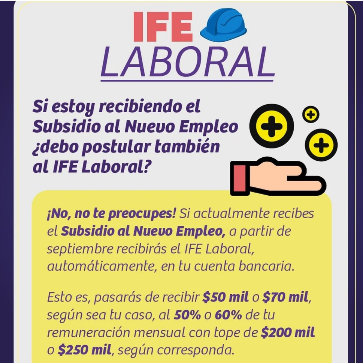 ¿Puedo recibir el IFE Laboral y seguir siendo beneficiario al IFE