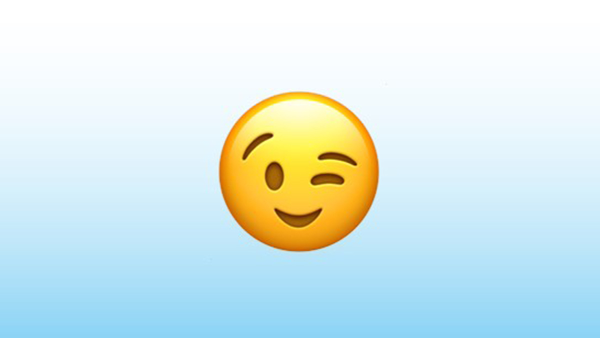 Qu significa el emoji de la carita gui ando el ojo en WhatsApp