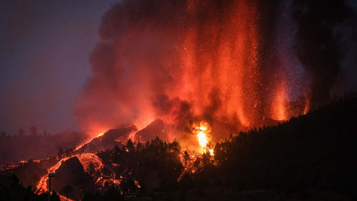 Volcán en España