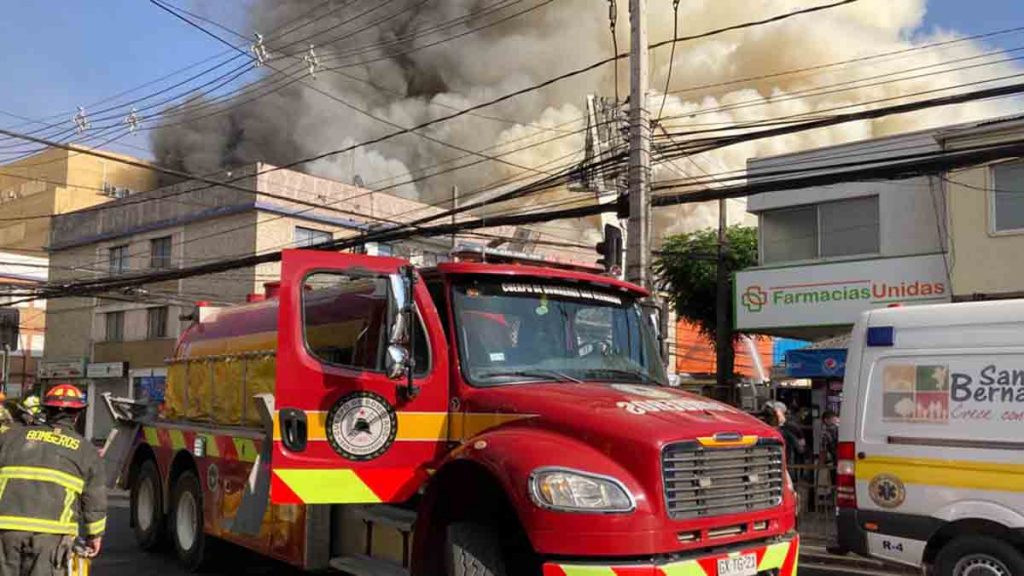 Incendio En San Bernardo