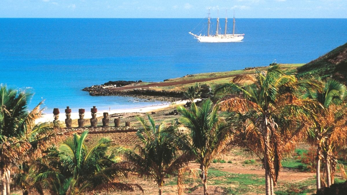 Playa Anakena Rapa Nui