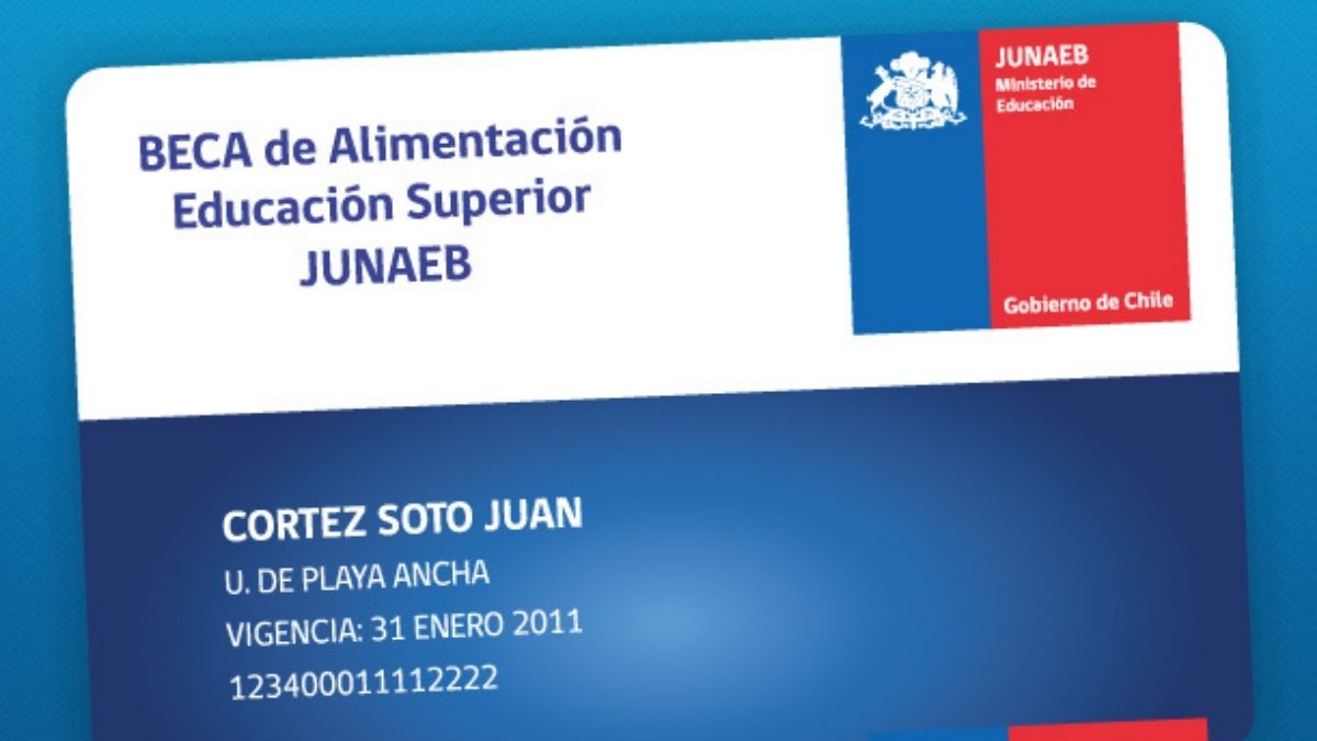 Tarjeta Junaeb