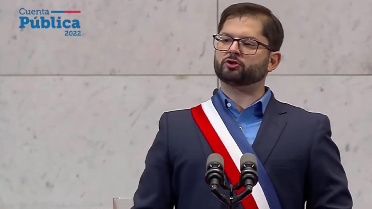 Gabriel Boric En Cuenta Pública Presidencial