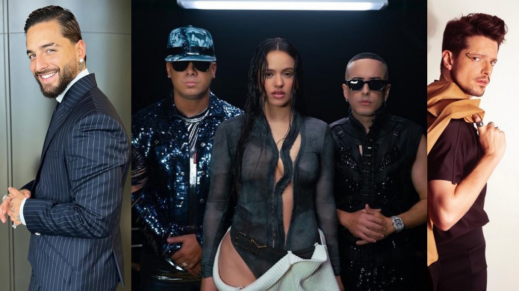 Maluma, Wisin y Yandel con Rosalía y Lasso