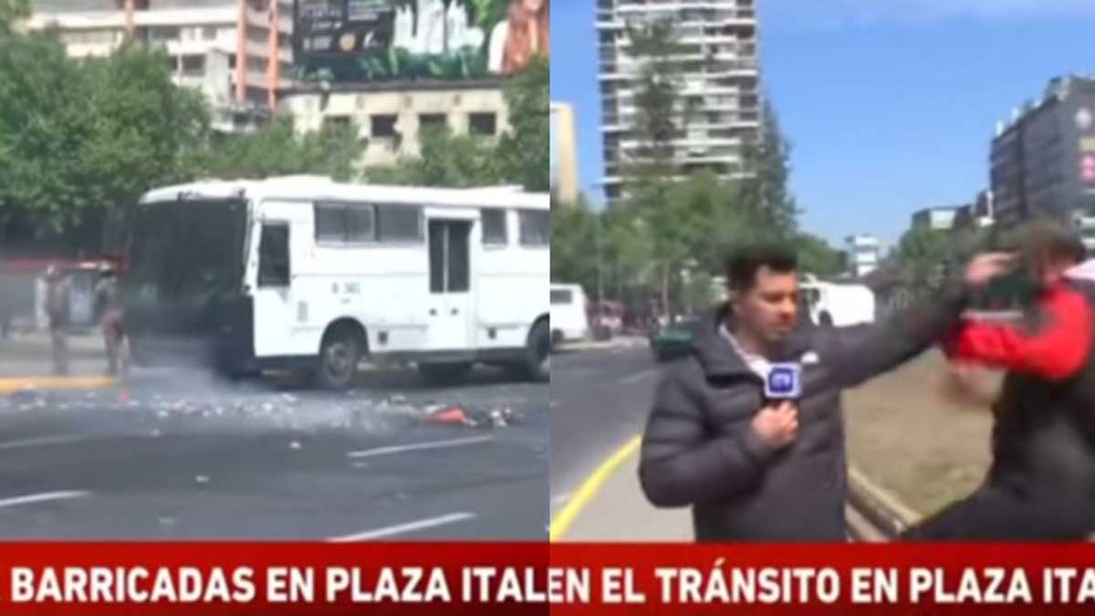 Simón Oliveros En Plaza Italia