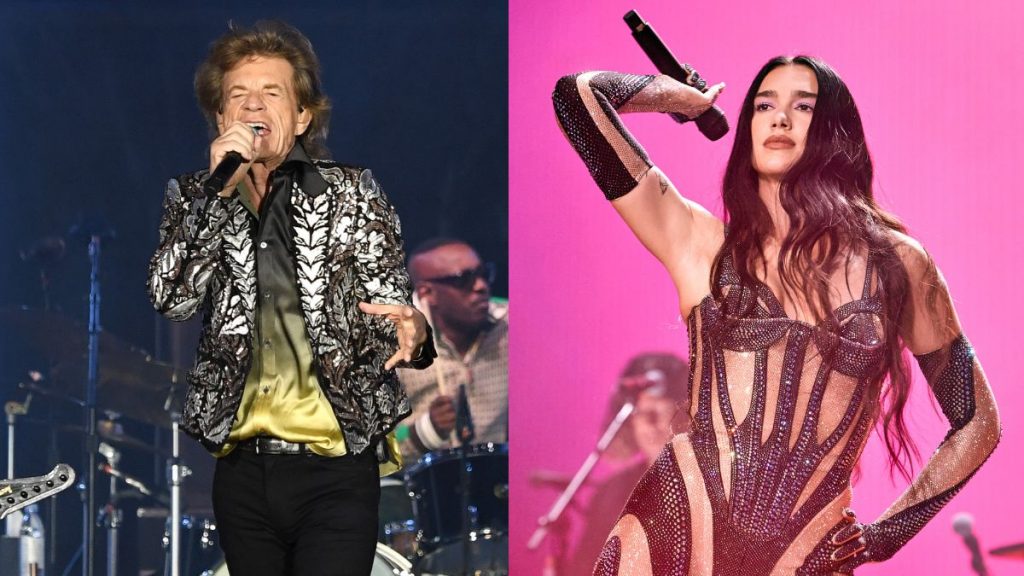 Dua Lipa Mick Jagger (3)