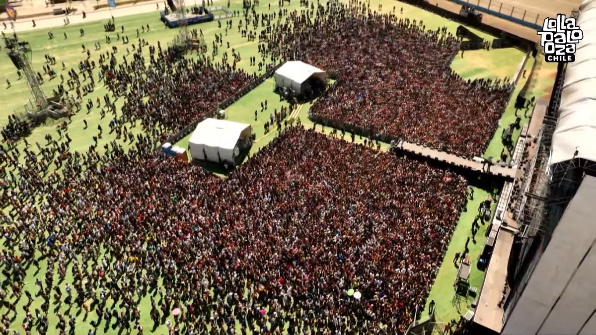 Ola de calor en Lollapalooza Chile 2023