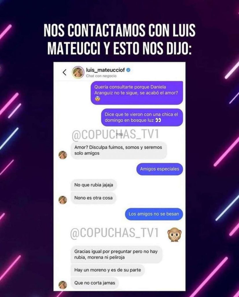 Fuimos Somos Y Seremos Luis Mateucci Contó La Verdad Sobre Su Relación Con Daniela