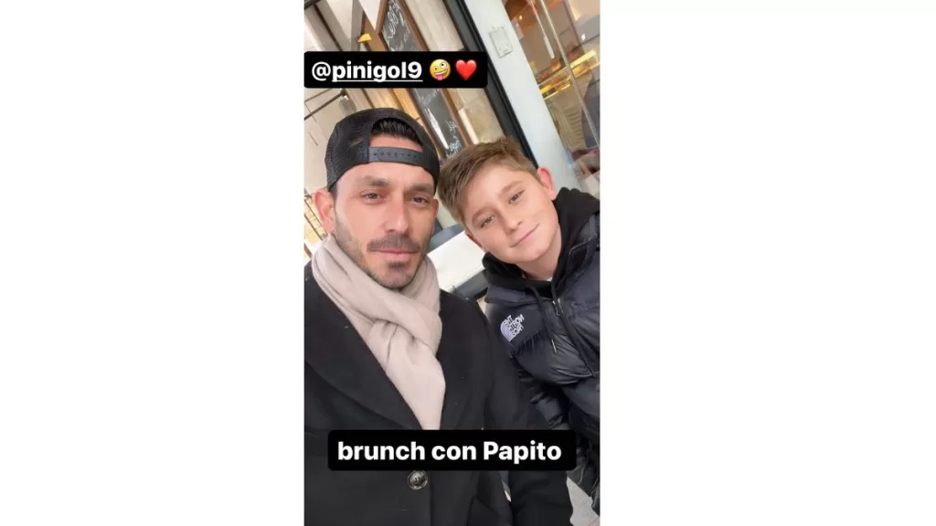 Mauricio Pinilla Y Su Hijo