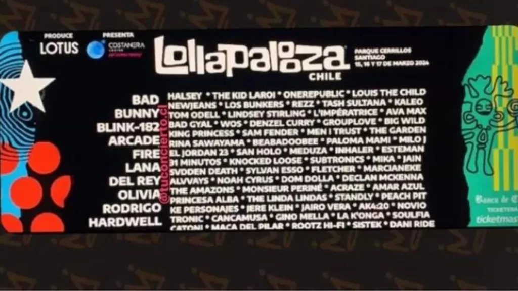 Lollapalooza Chile 2024 Esto se sabe sobre los artistas confirmados y