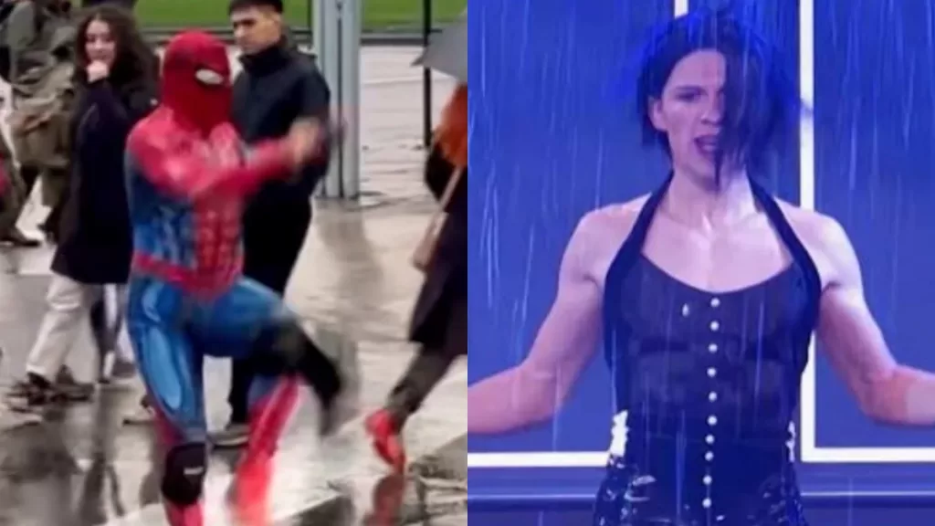 Sensual Spiderman Baile