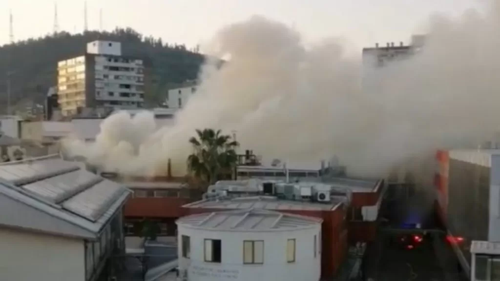 Incendio Hospital Calvo Mackenna