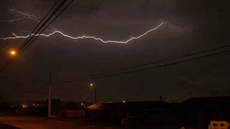 Tormenta Electrica En Santiago