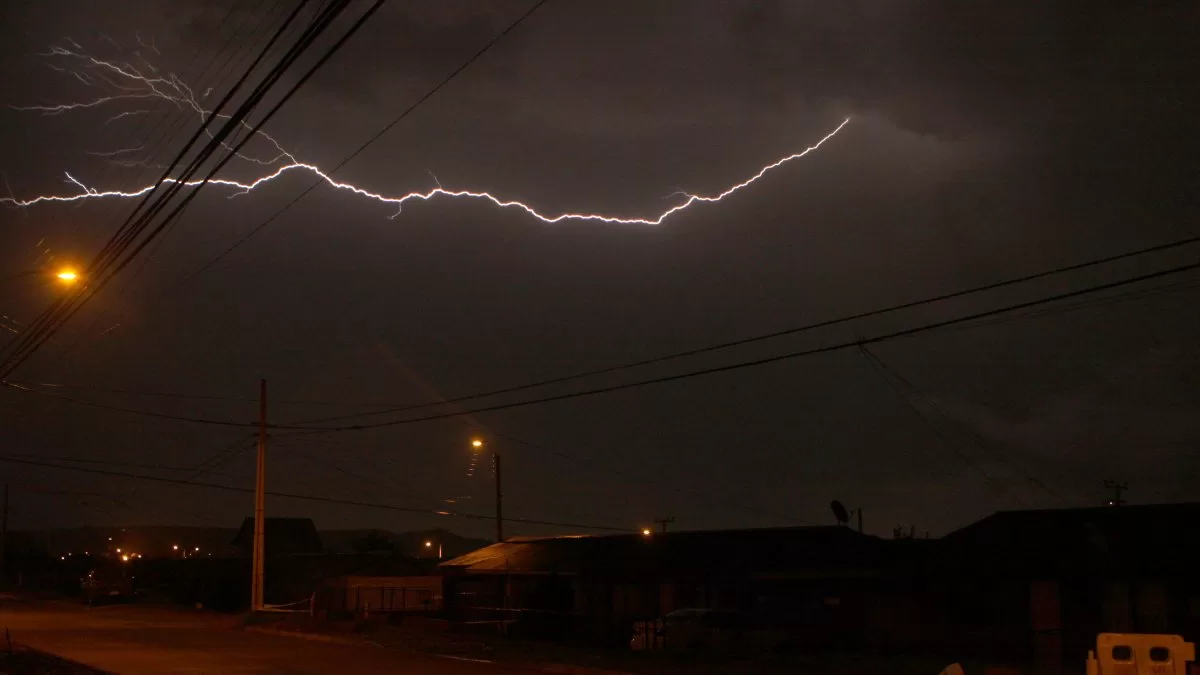 Tormenta Electrica En Santiago