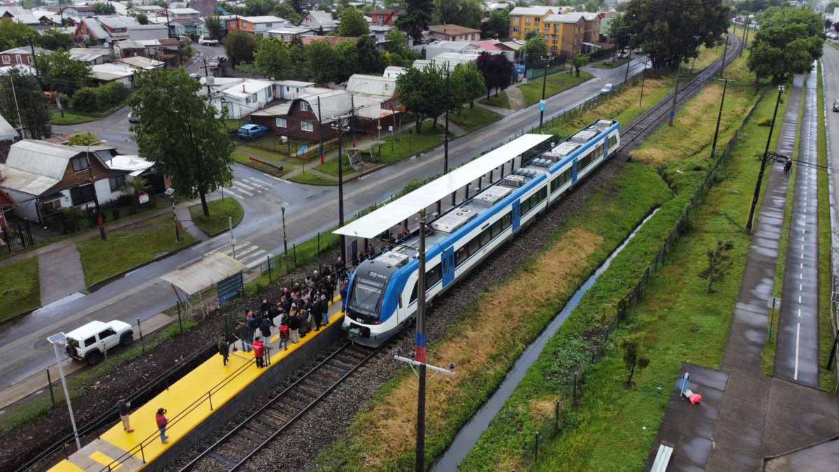 Tren Temuco Padre Las Casas