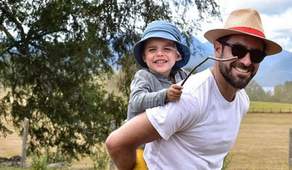 Cristián Arriagada Y Su Hijo Pedrito