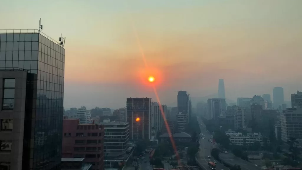 Incendio Santiago