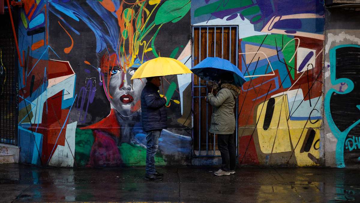 Lluvia En Santiago