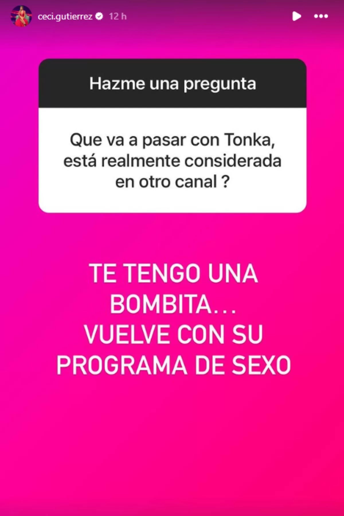 Tonka Tomicic Programa  