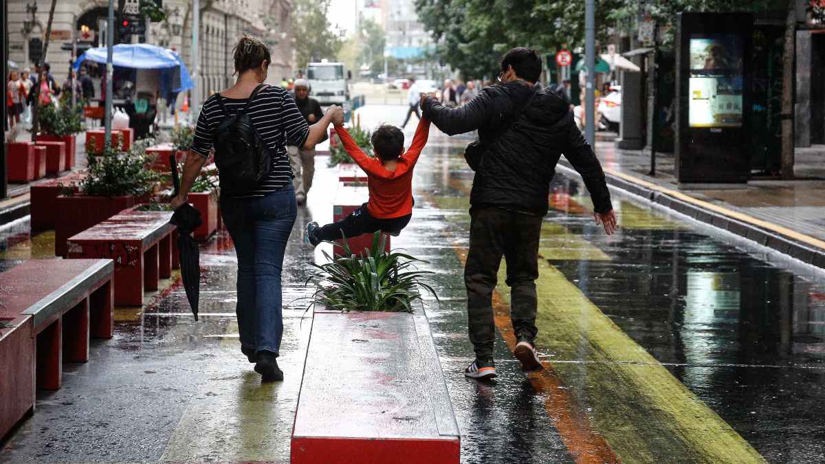 Lluvia En Santiago