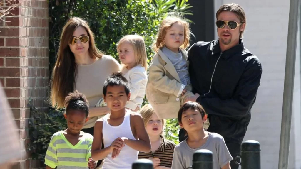 Familia De Brad Pitt Y Angelina Jolie