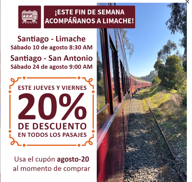 Descuento Tren Del Recuerdo