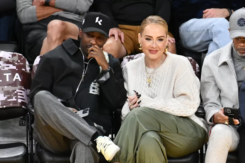 Celebrities At The Los Angeles Lakers Game