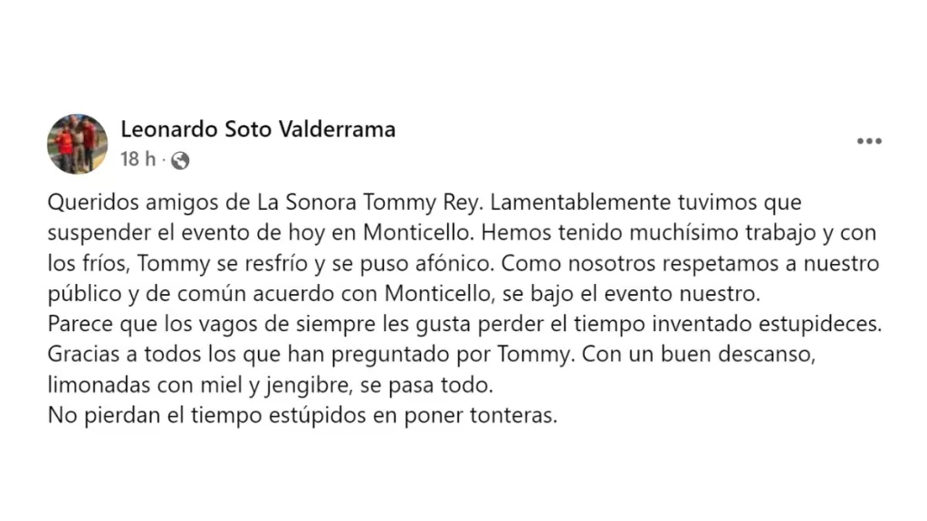 Sonora Tommy Rey