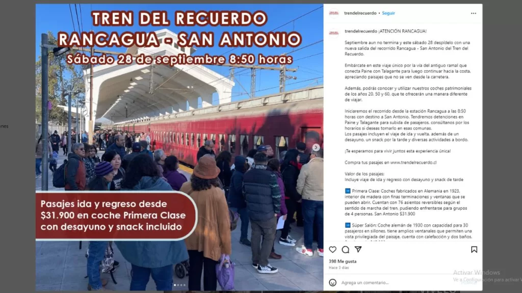 Tren Del Recuerdo IG