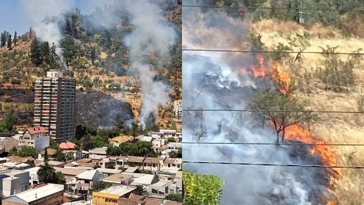 Incendio Cerro San Cristóbal